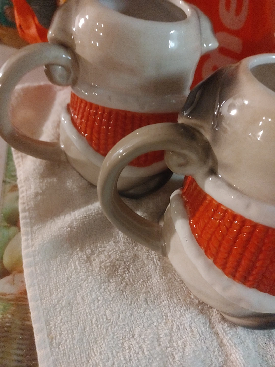 Pug Christmas Cookie Jar and Mugs Set - photo 4