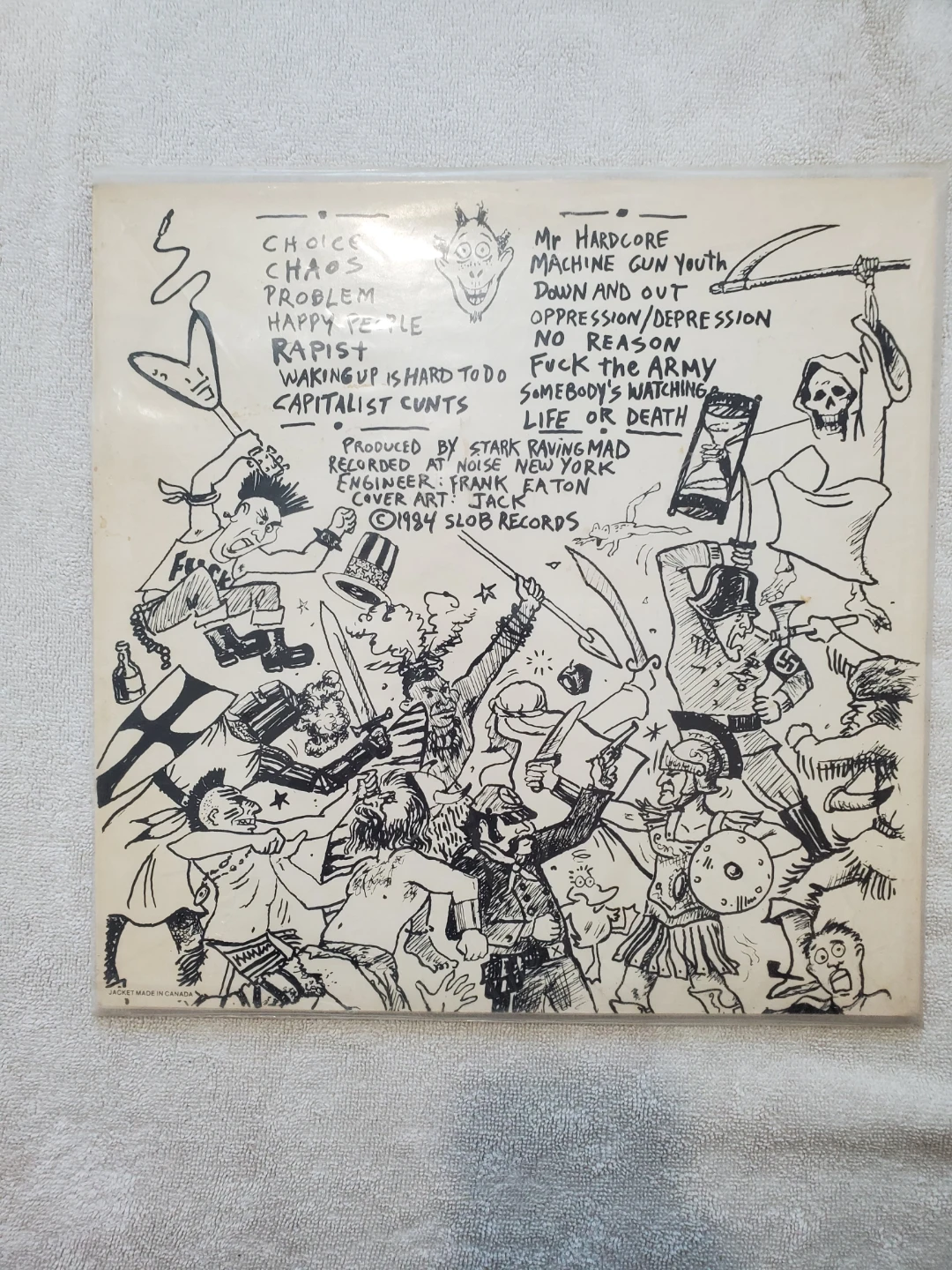 Stark Raving Mad "Life Or Death" 12" Vinyl Record - photo 2