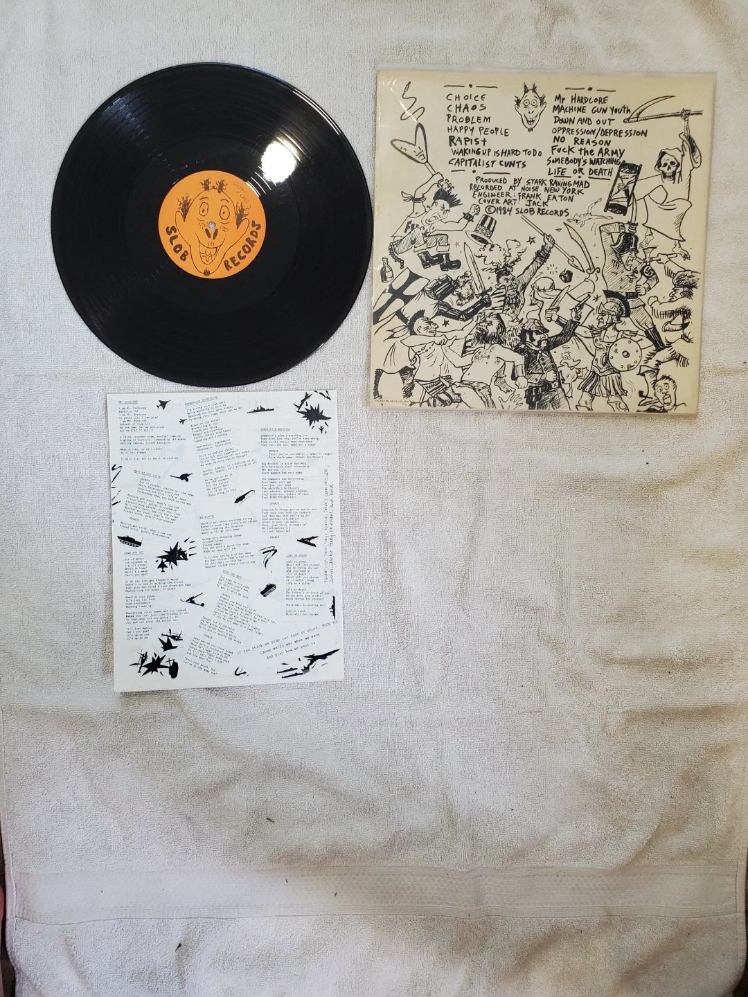 Stark Raving Mad "Life Or Death" 12" Vinyl Record - photo 5