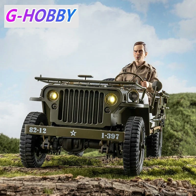 G-Hobby 1/6 Scale Military Jeep Toy - photo 3