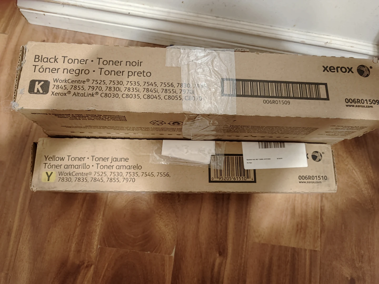 Xerox Black and Yellow Toner Cartridges