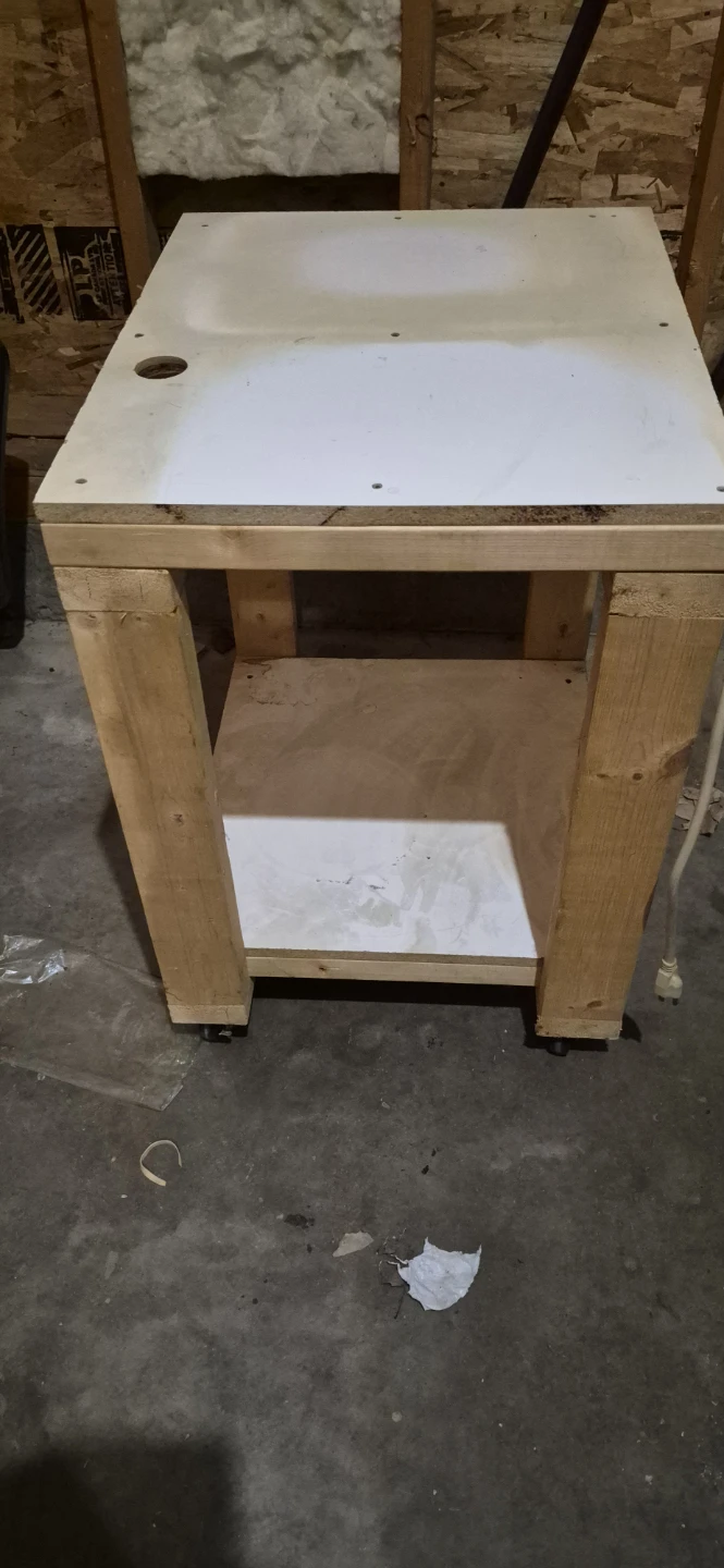 Wooden Work Table with Power Strip - photo 3