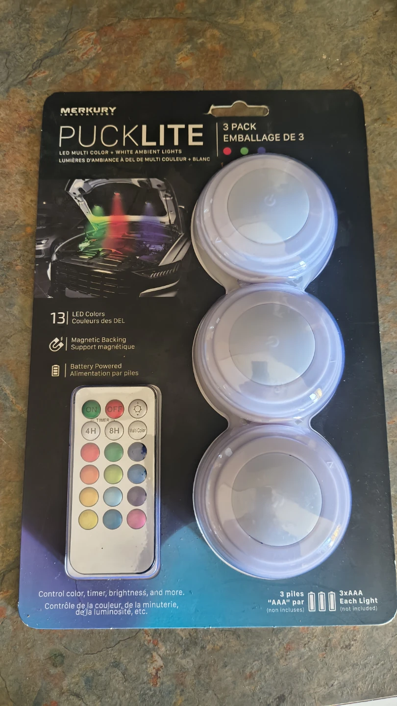 Merkury Innovations Pucklite LED Puck Lights