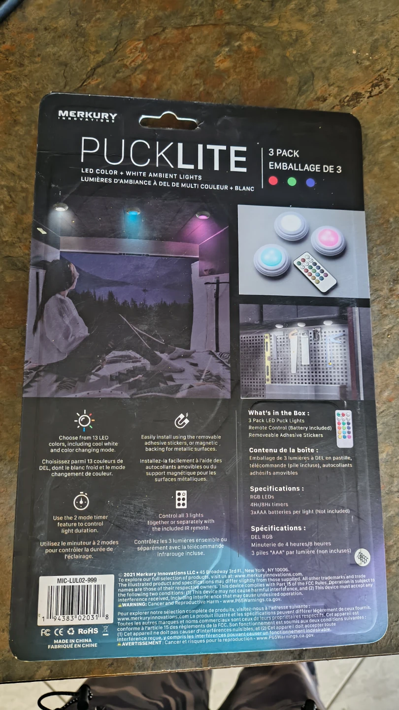 Merkury Innovations Pucklite LED Puck Lights - photo 2