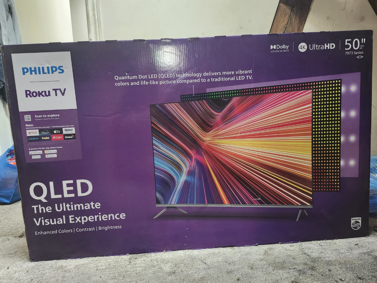 Philips 50" QLED Roku TV