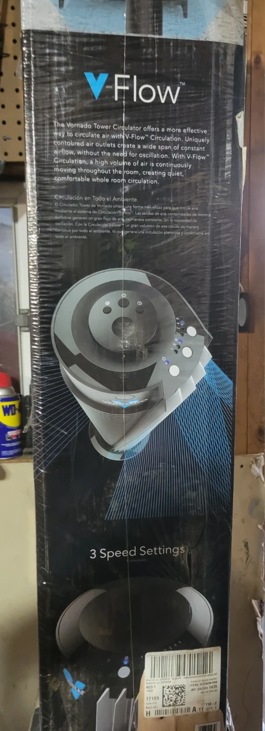 Vornado V-Flow Tower Circulator Fan - 37" - photo 2