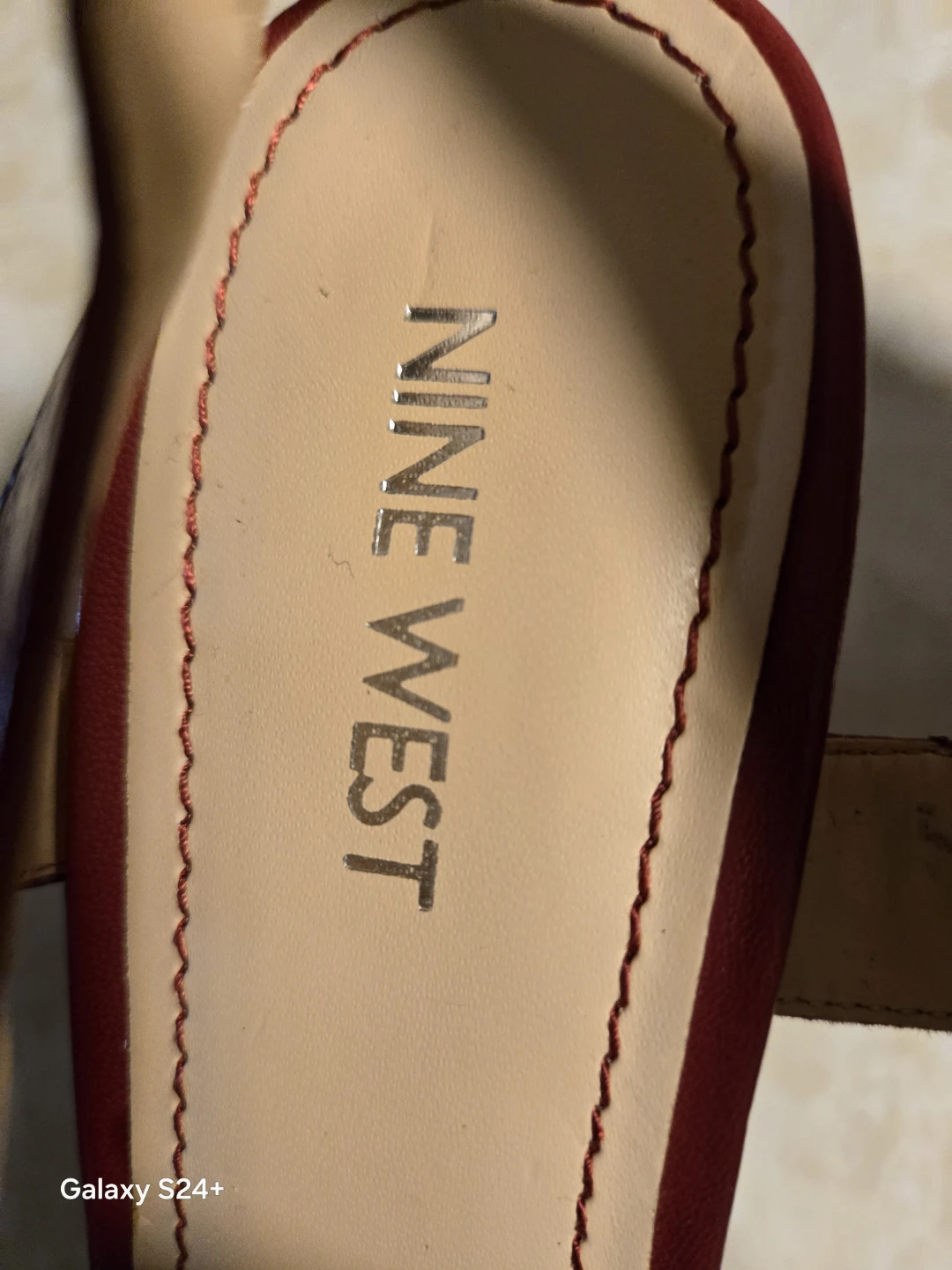 Nine West Red Leather Heeled Sandals - photo 4