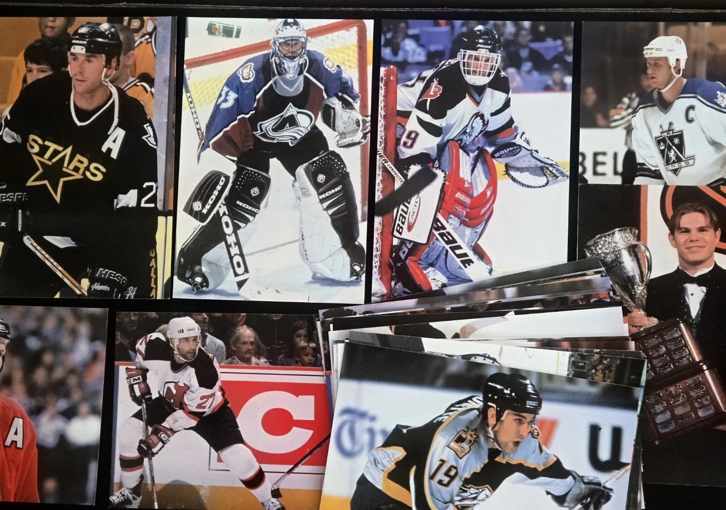30 Vintage Panini NHL Hockey Photo Cards 4x6 Mint - photo 4