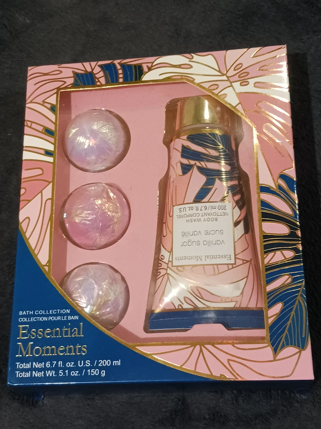 Essential Moments Vanilla Sugar Bath Collection Gift Set