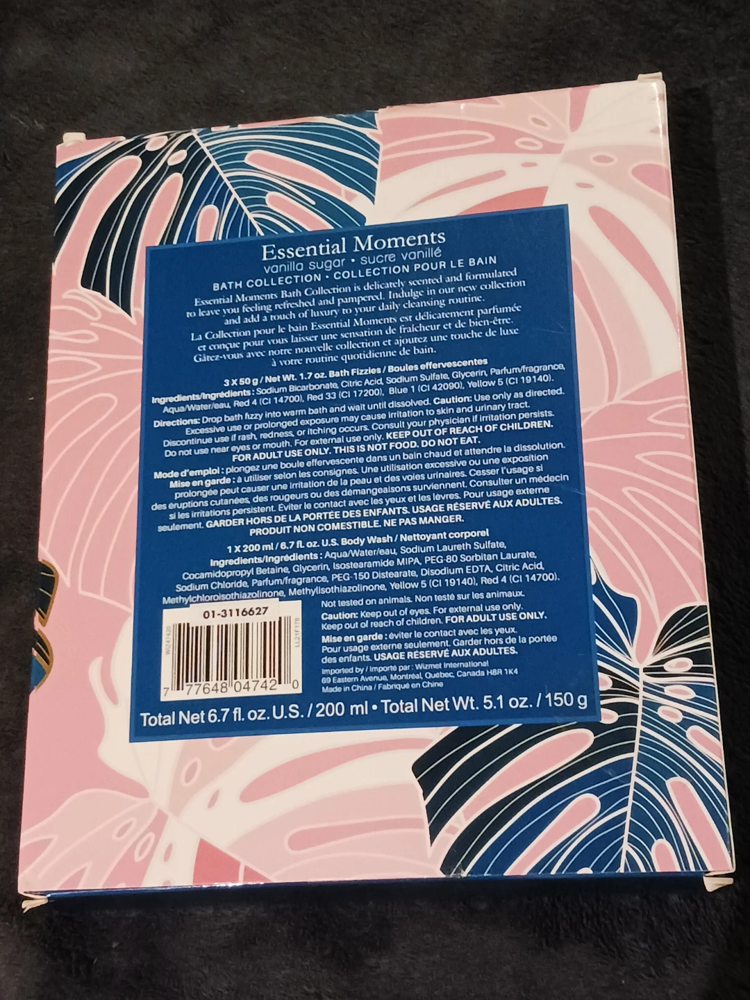 Essential Moments Vanilla Sugar Bath Collection Gift Set - photo 2