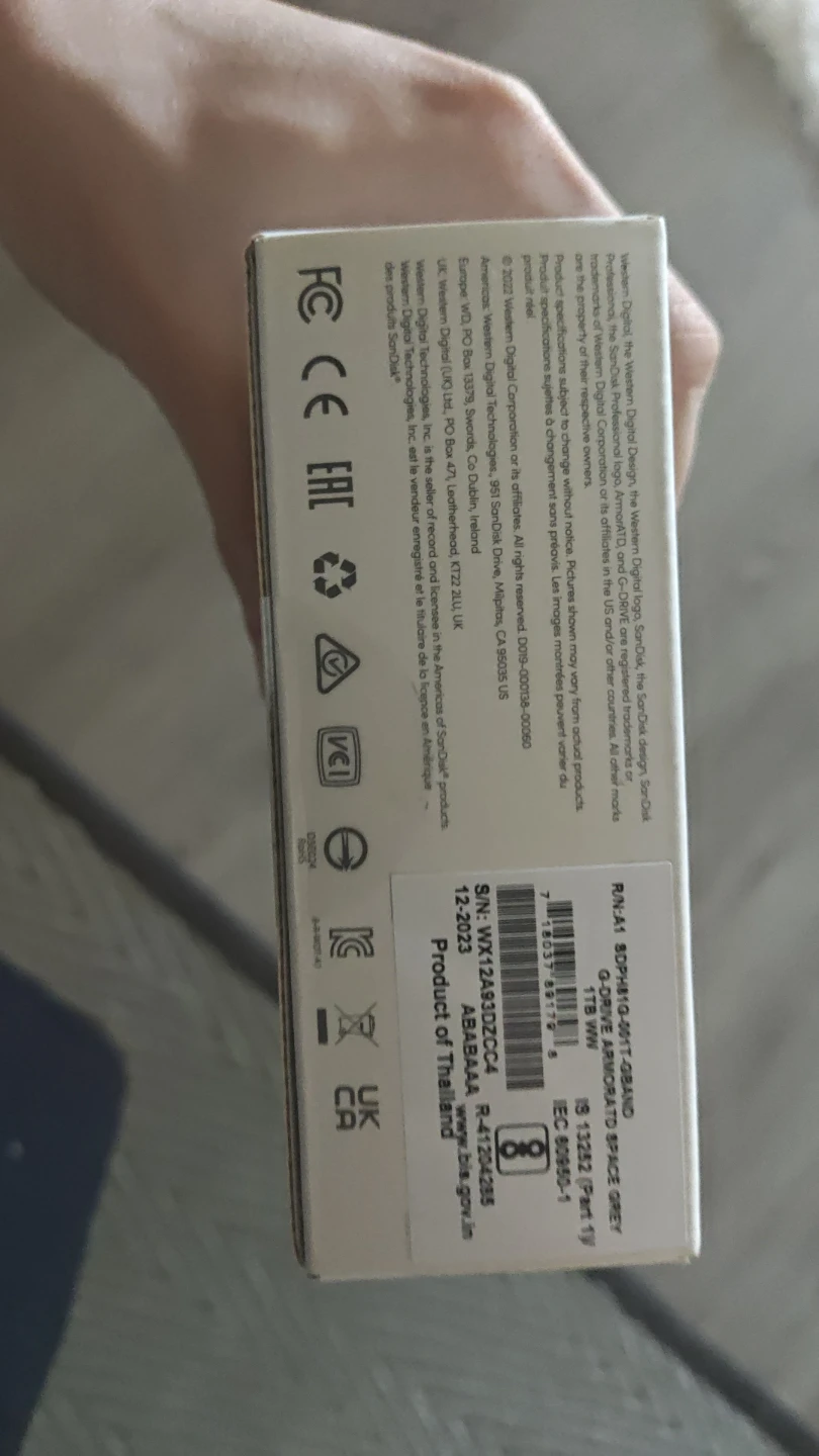 New SanDisk G-DRIVE ArmorATD 1TB External Hard Drive - photo 5