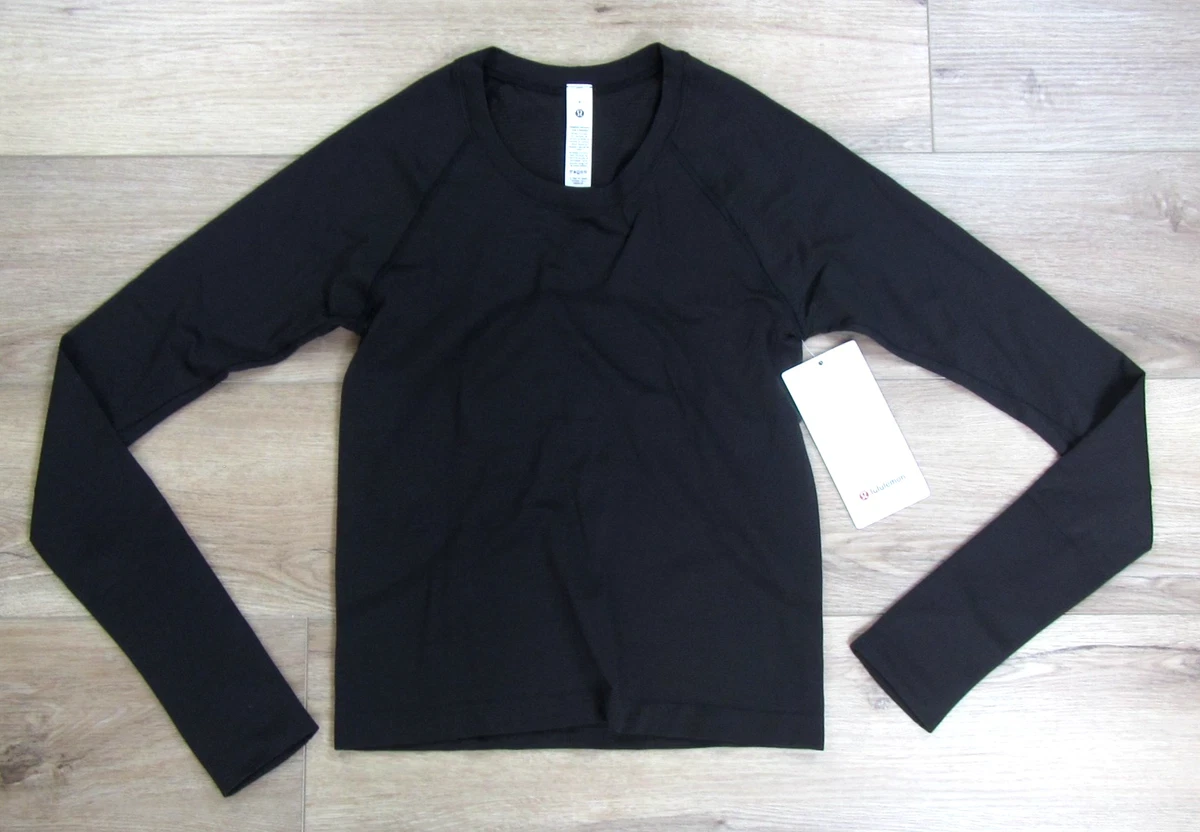 Lululemon Swiftly Tech Long Sleeve *Race Top - Black - Size 6 - photo 3