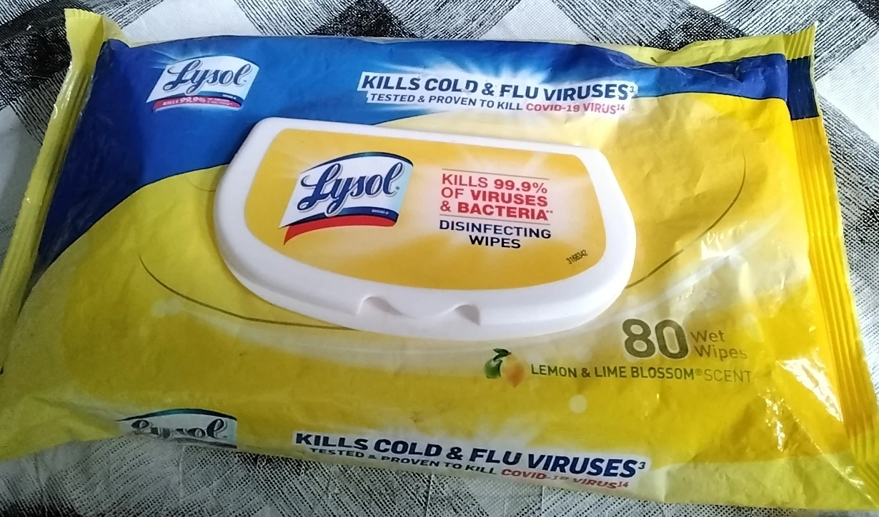 Lysol Disinfecting Wipes - Lemon & Lime Blossom Scent - 80 Count