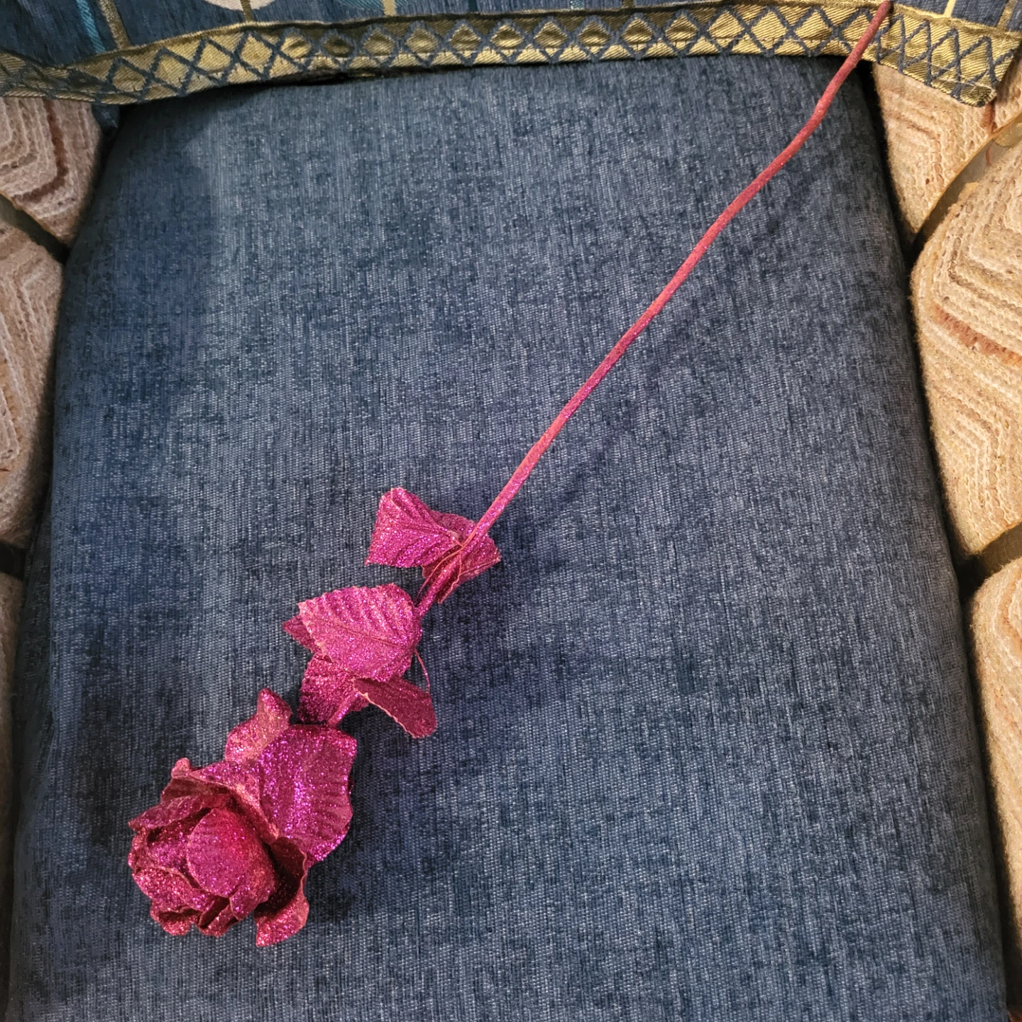 Glitter Rose Decoration - photo 2