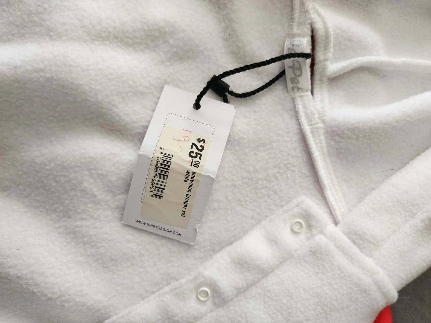 iPet Design Snowman Jumper - White - Size XXL - photo 2