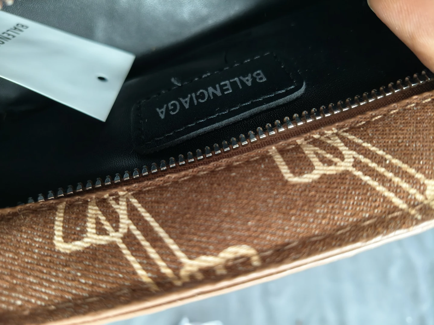 Balenciaga Brown Monogram Shoulder Bag - photo 2