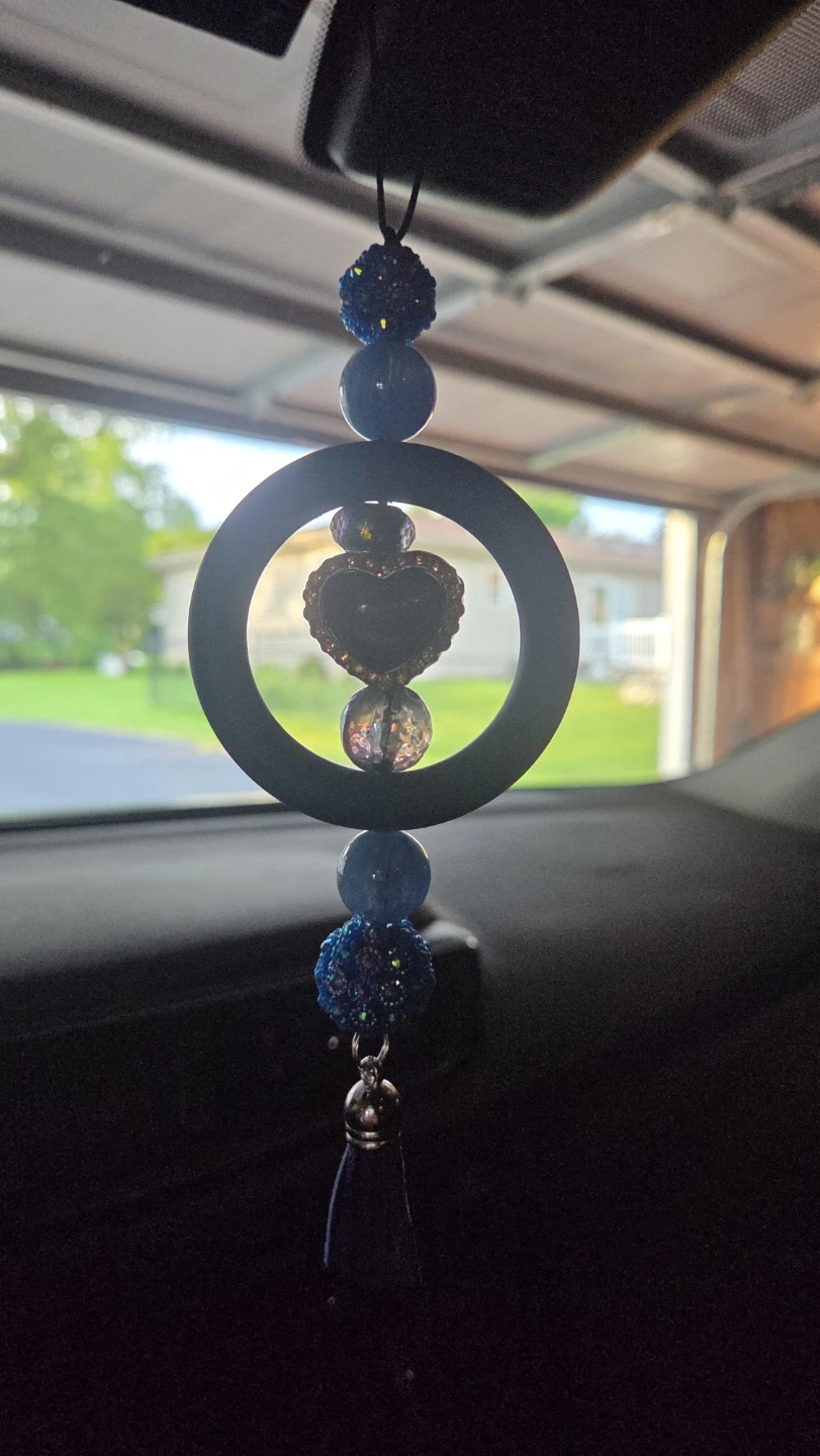 Car Charm Beaded Ornament with Tassel - photo 2
