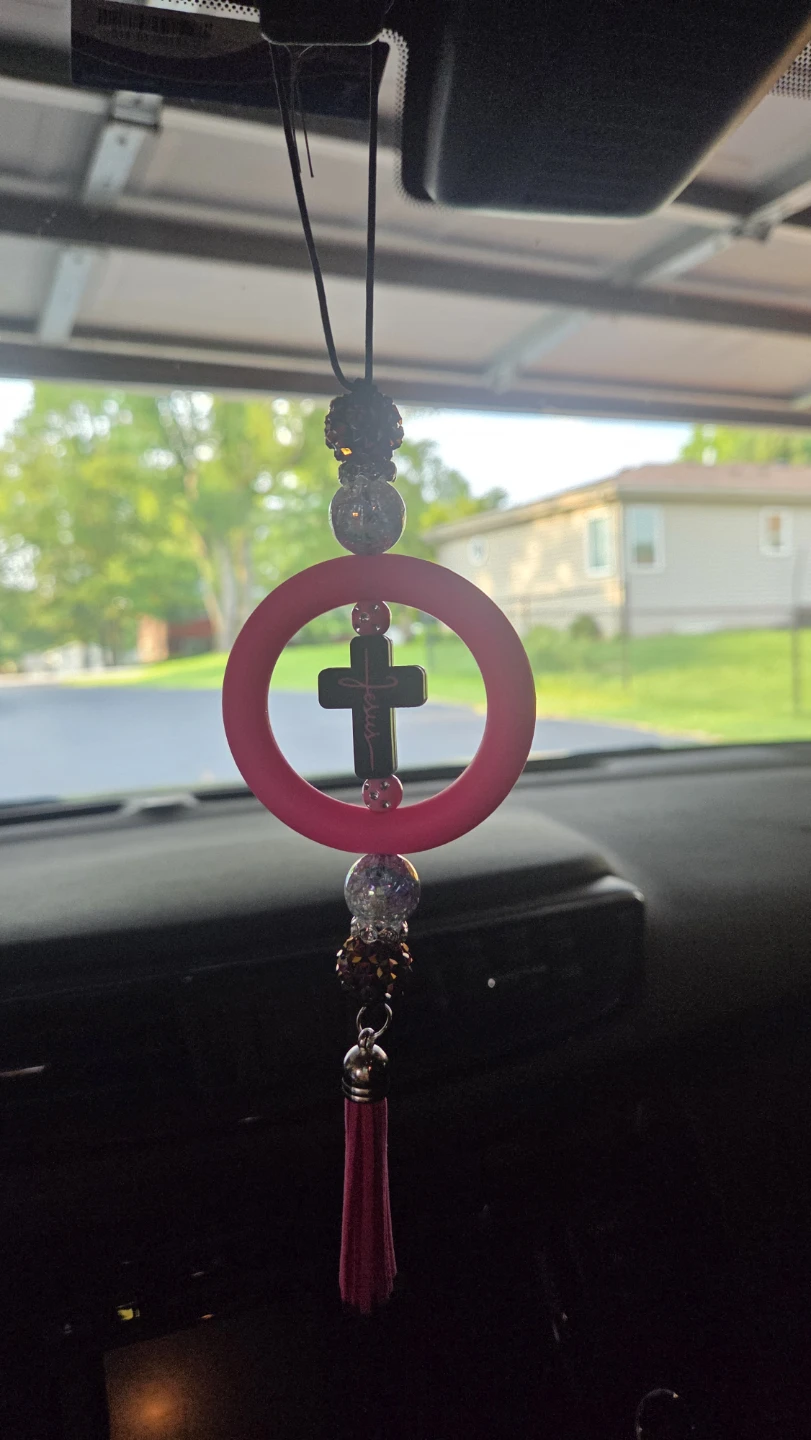 Car Charm Beaded Ornament with Tassel - photo 4