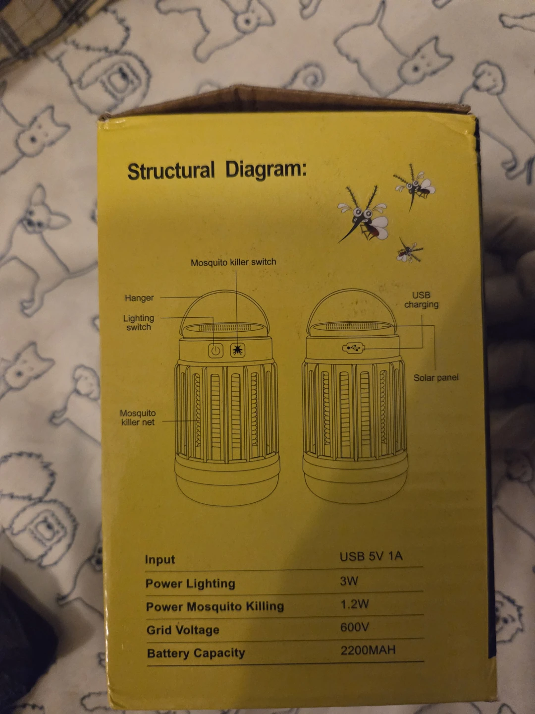 3-in-1 Mosquito Killer, Flashlight, Camping Lamp - photo 4