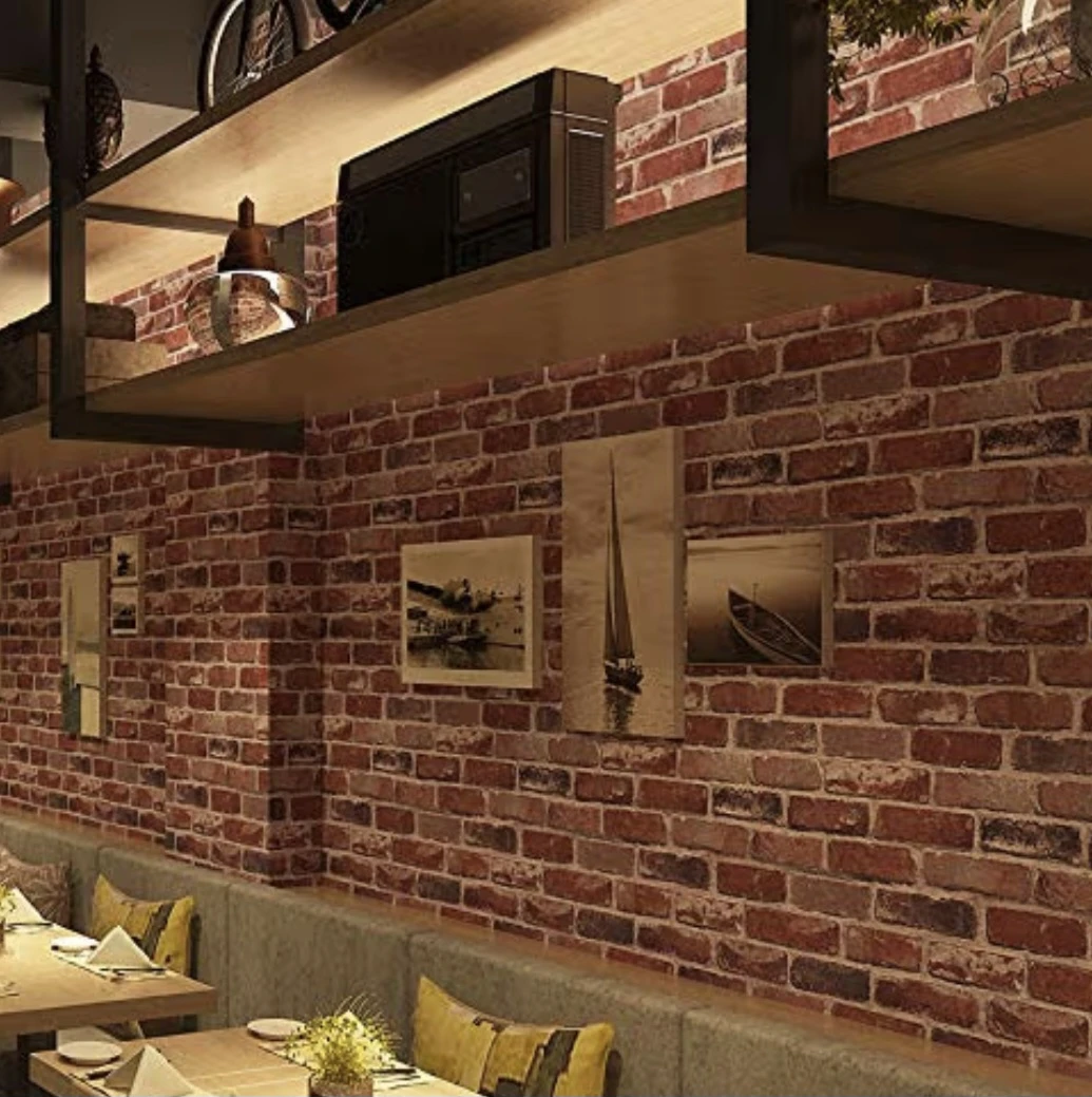 Brick Pattern Peel & Stick Self-Adhesive Wallpaper 17.3"×393" - photo 3