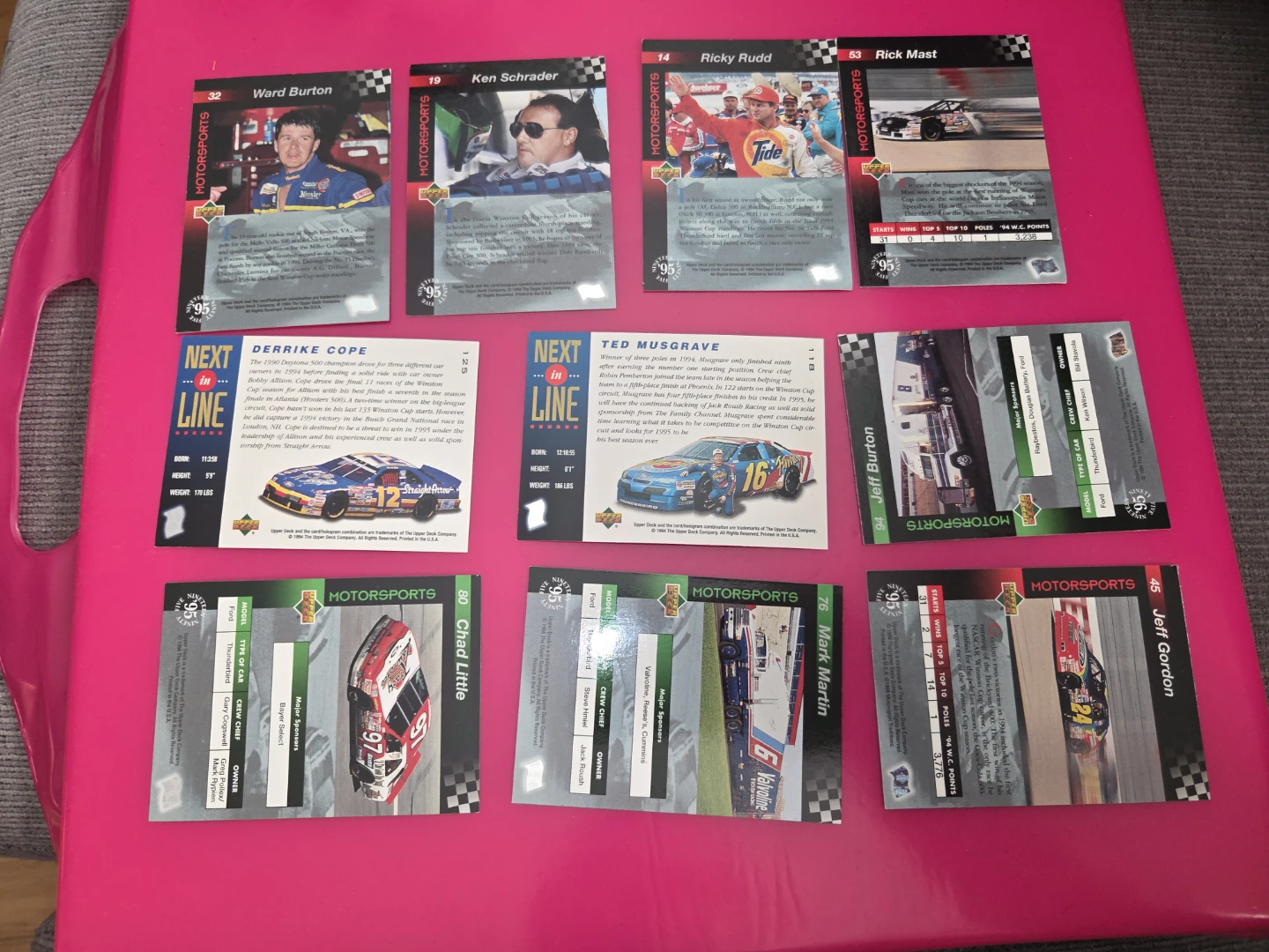 1995 NASCAR Winston Cup Series Trading Cards
