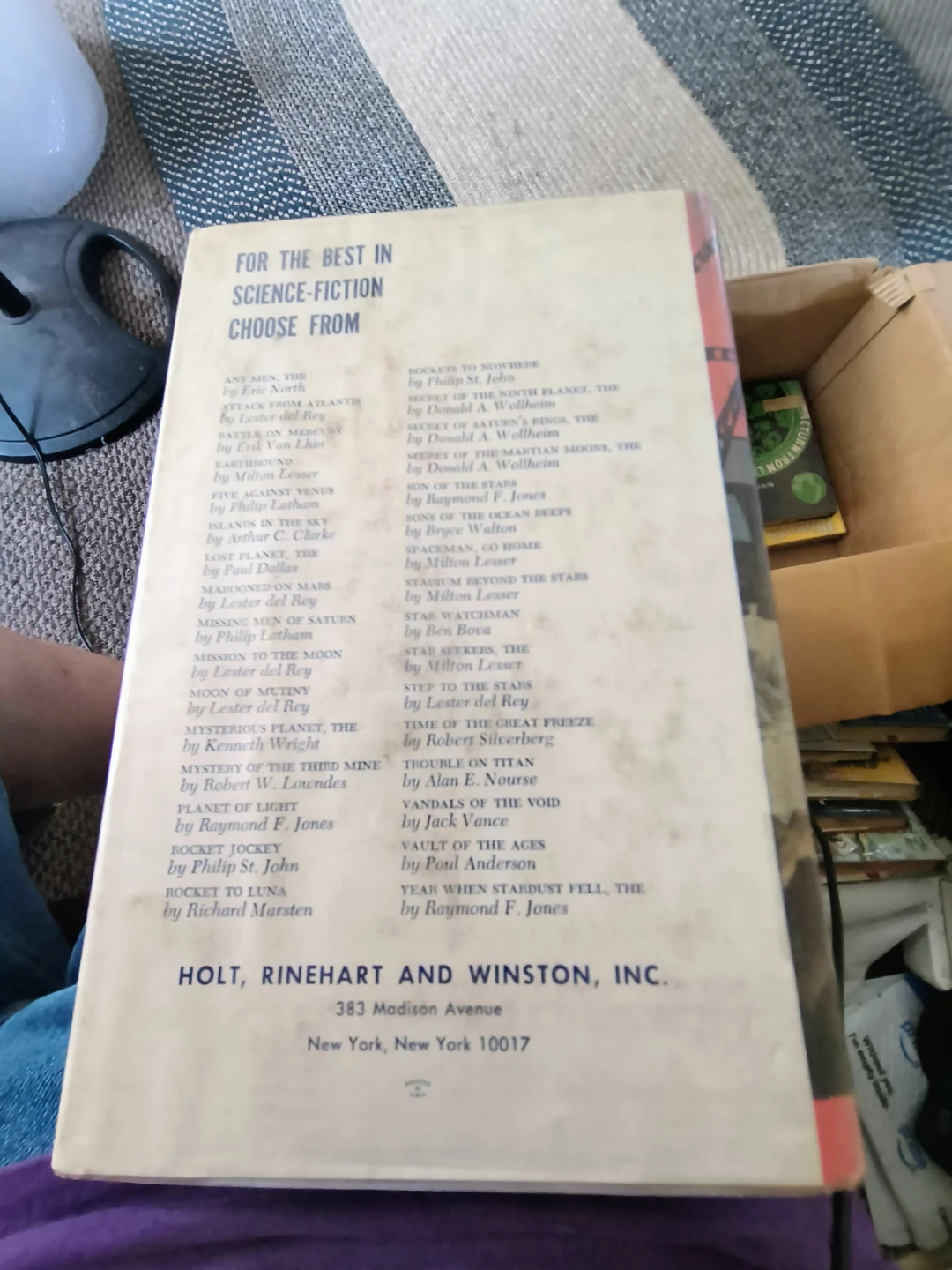 Mission to the Moon by Lester del Rey - Science Fiction Novel - photo 2