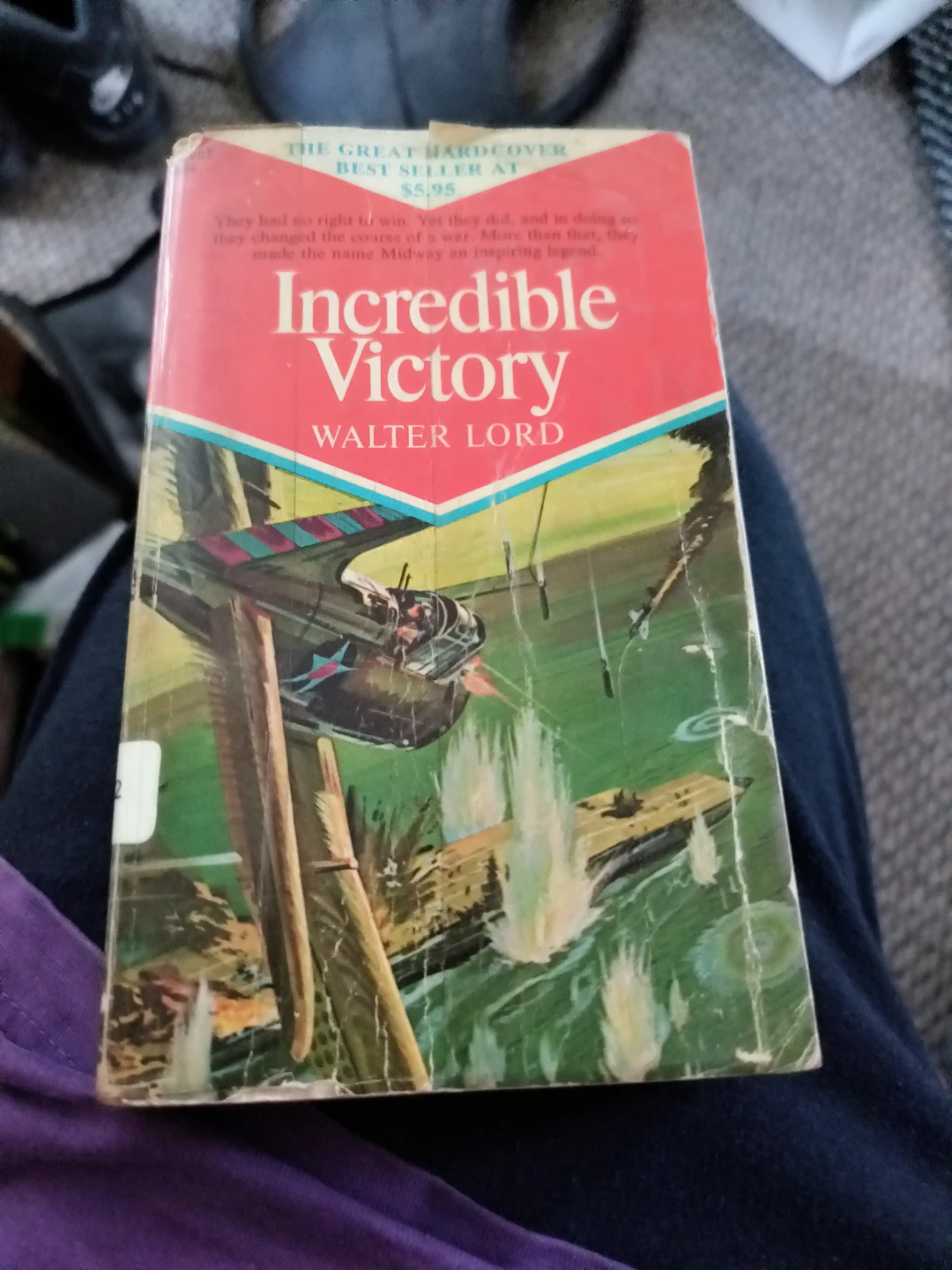 Old Book Incredible Victory  ! The Battle of Midway 1968 - photo 2