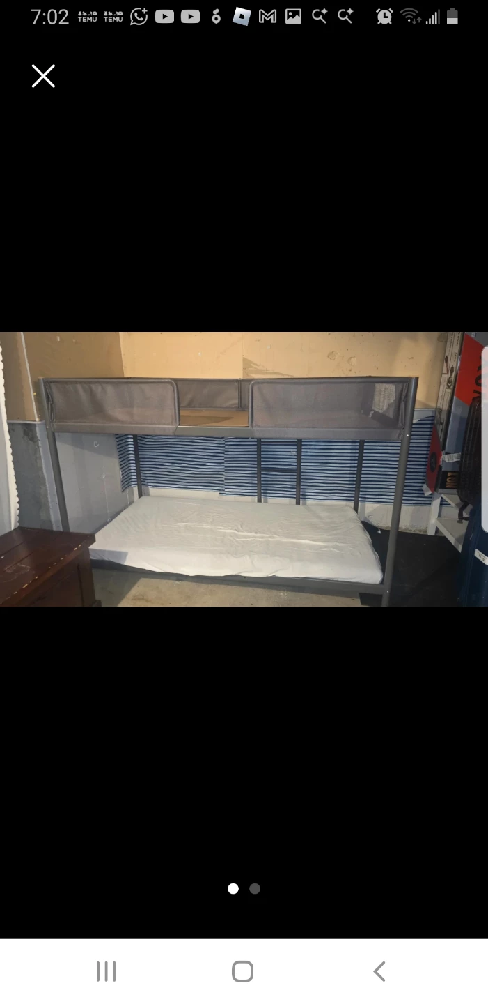 IKEA loft bunk bed twin - photo 2
