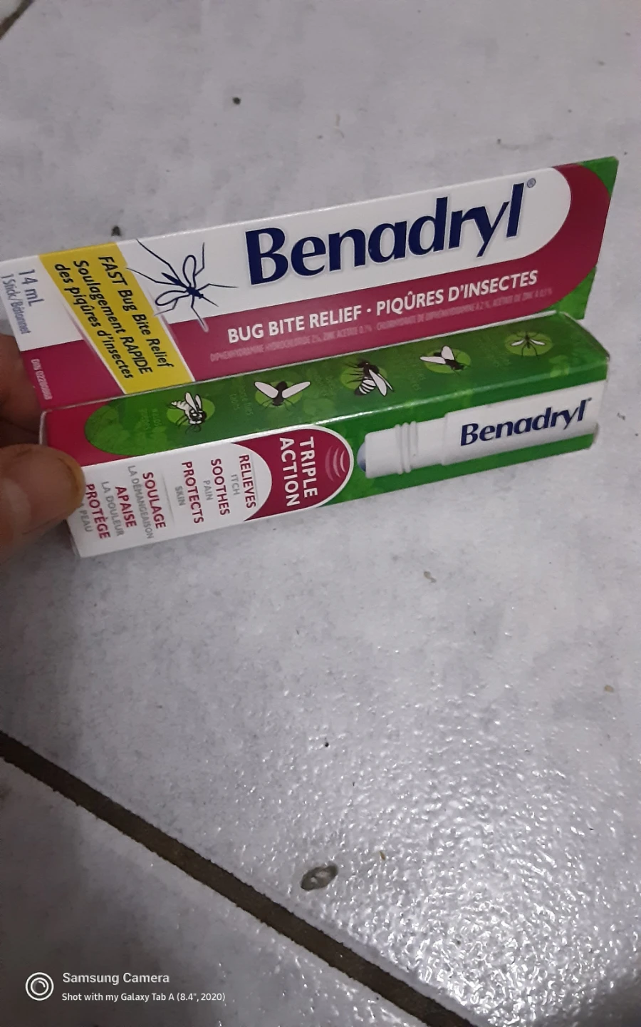 Benadryl Bug Bite Relief Stick - 14 mL, New!