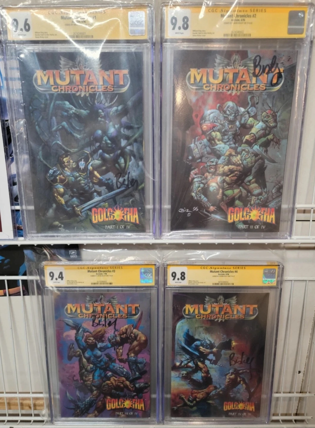 Mutant Chronicles Comic Books (Set of 4)