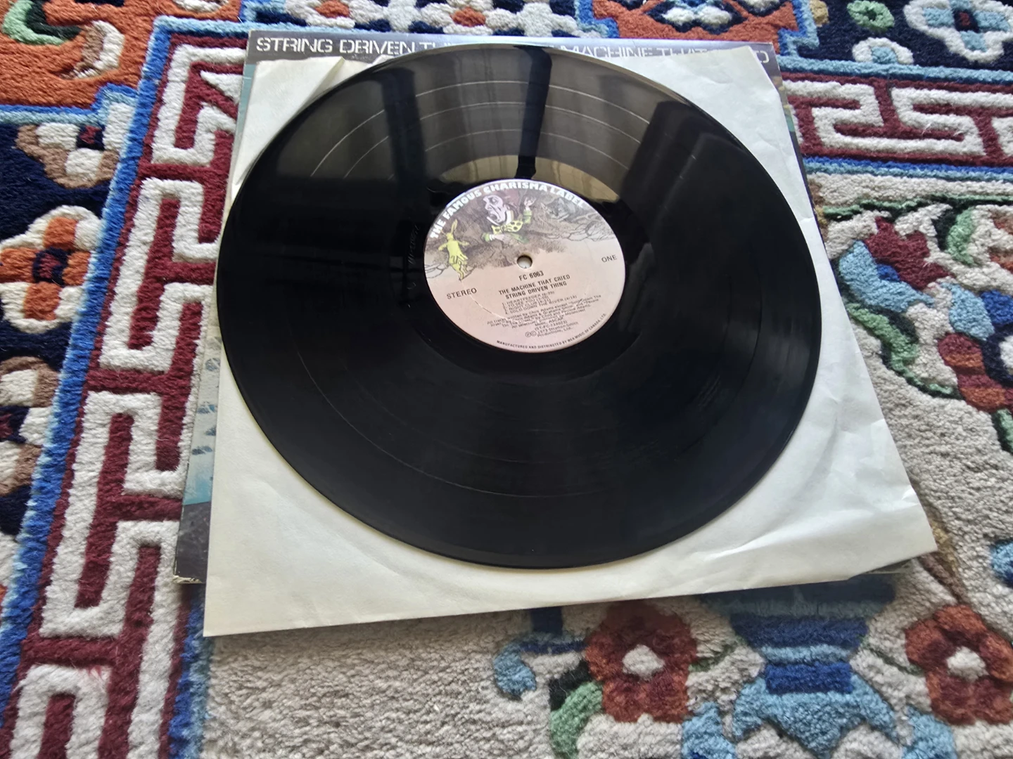 String Driven Thing The Machine That Cried Vinyl Record - photo 3
