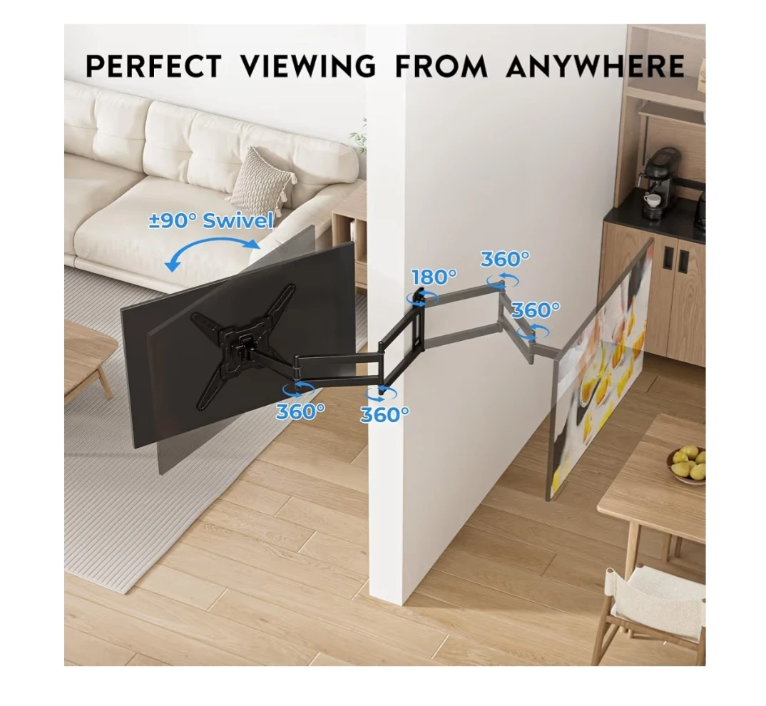 TV Wall Mount.  26-65" TVs. 37.4" long extension.  NIB. - photo 5