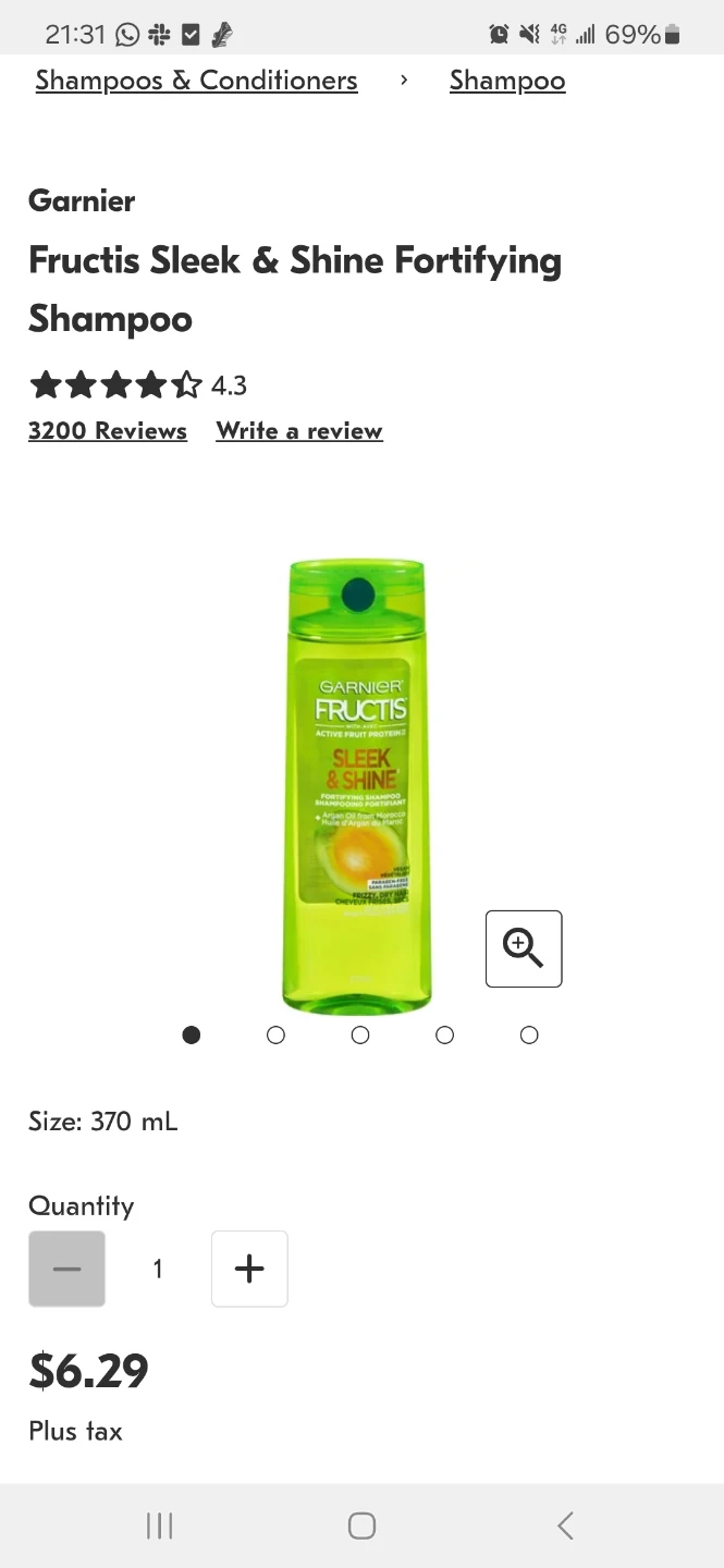 Garnier Fructis Sleek & Shine Shampoo, Conditioner Samples - photo 2