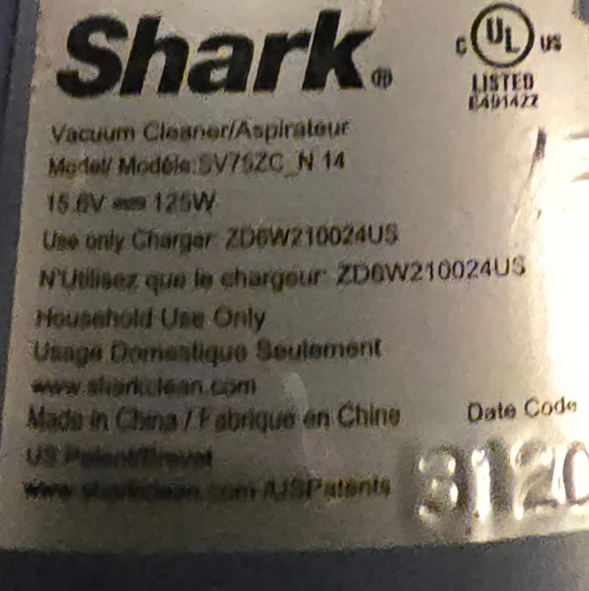 Shark Cordless Vacuum Cleaner 15.6 Volts - photo 2