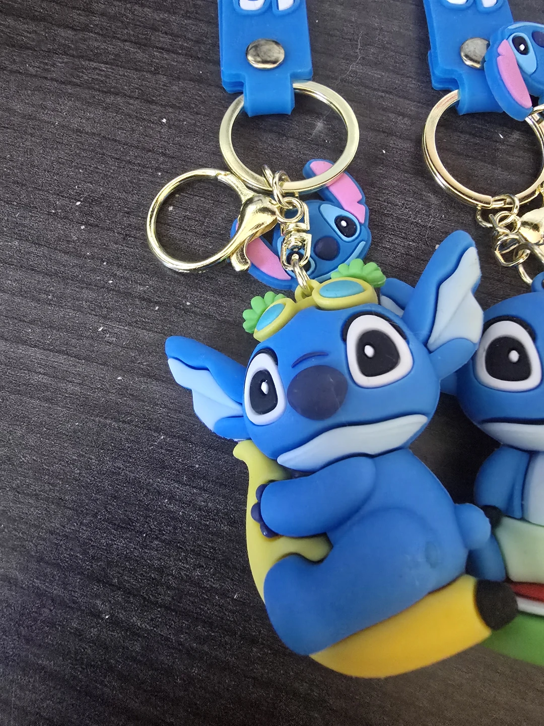 3 x Disney  Stitch Keychains All 3 for $15 - photo 2