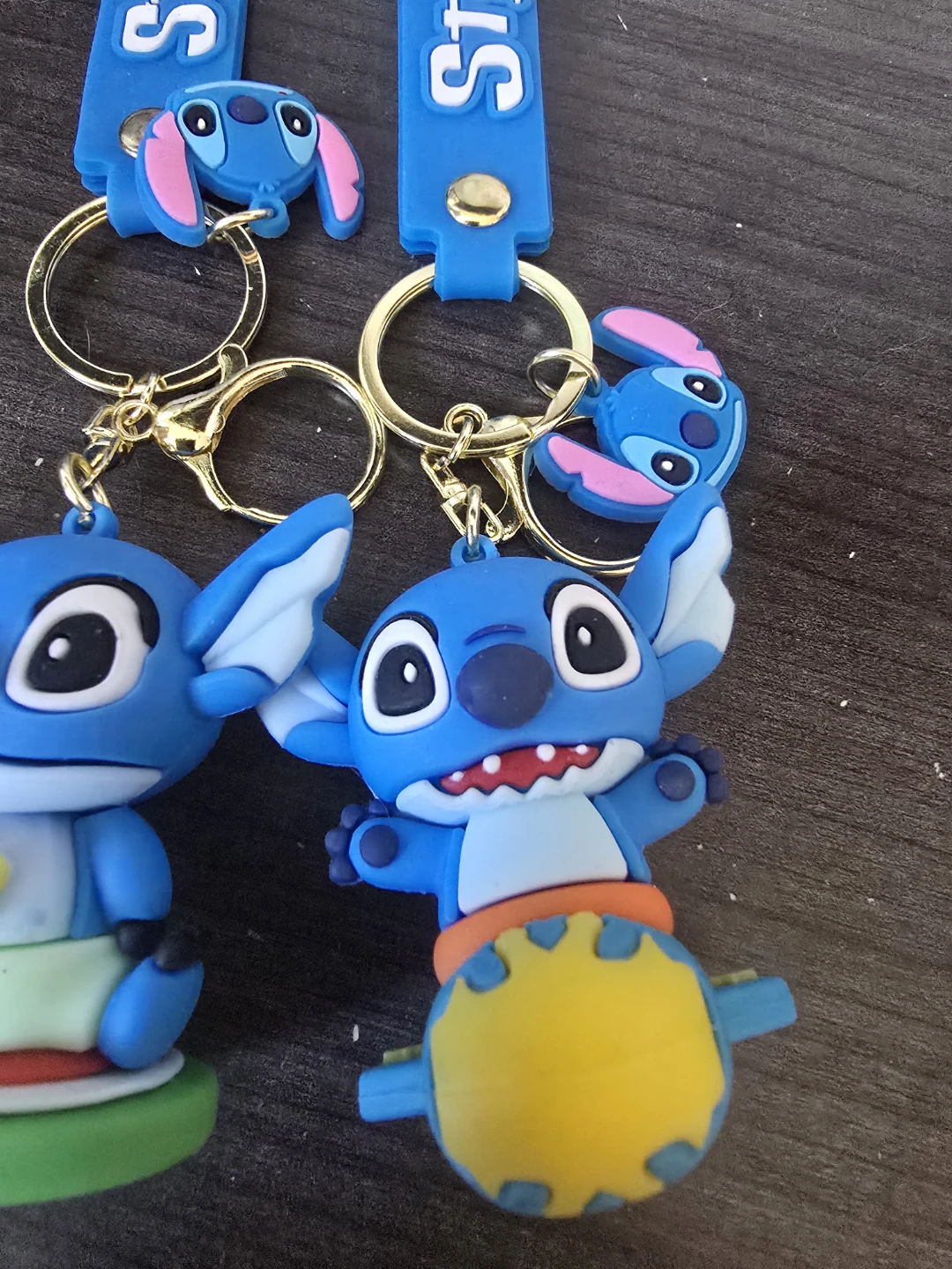 3 x Disney  Stitch Keychains All 3 for $15 - photo 4