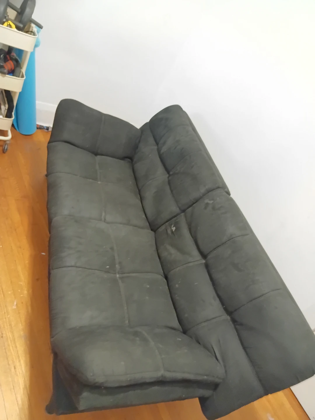 Black Futon Couch - photo 2