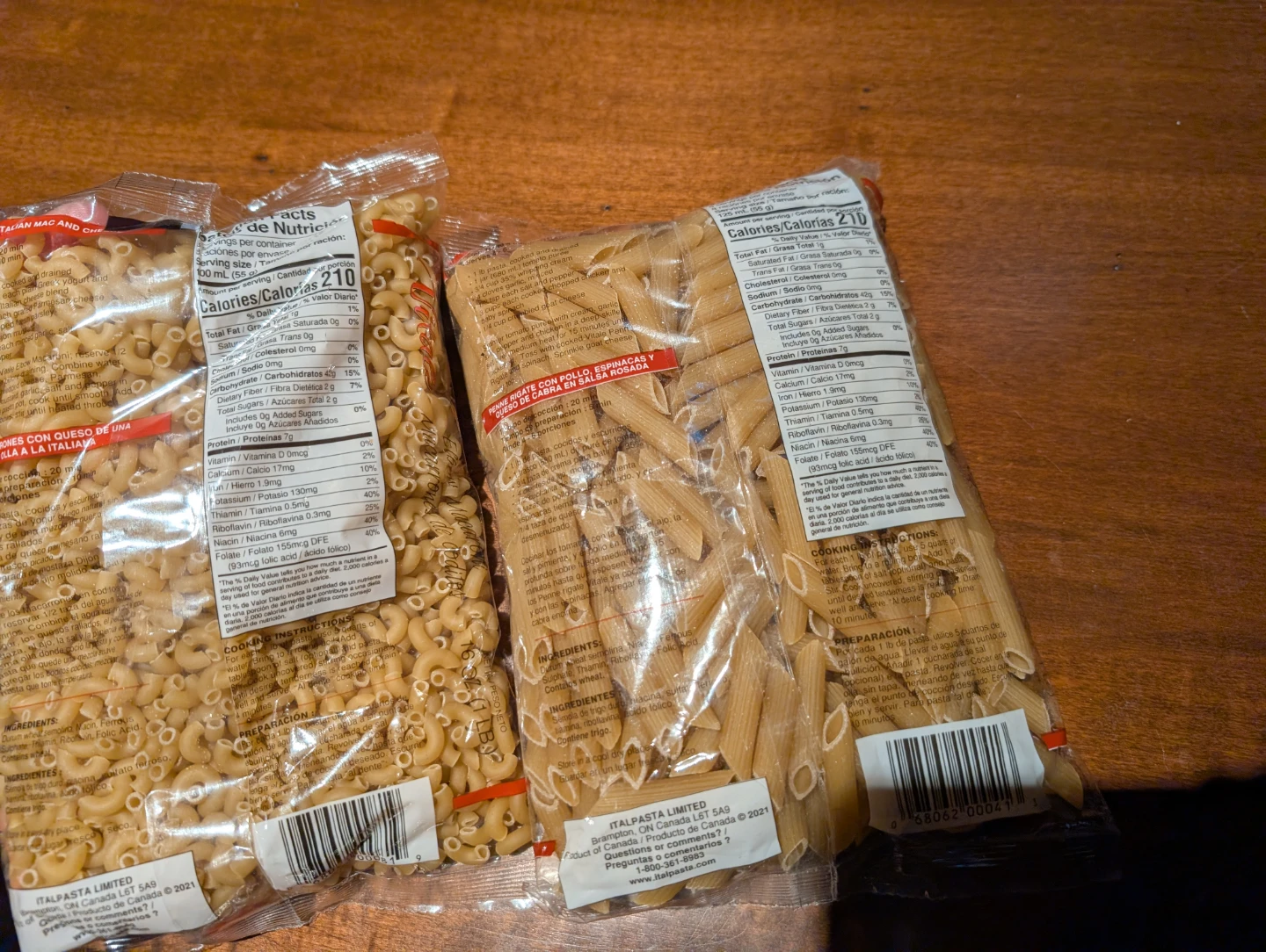 Vitale Elbow Macaroni & Penne Rigate Pasta - photo 2