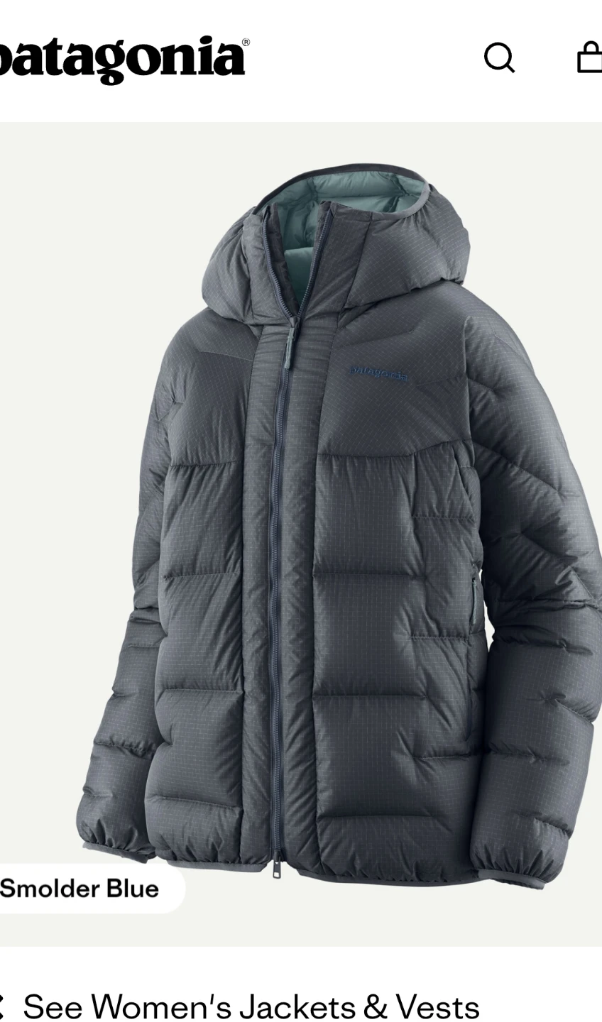 Patagonia Down Jacket Smolder Blue - photo 2