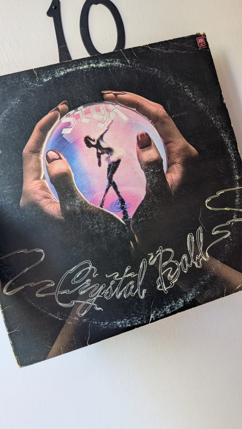 Styx Crystal Ball Vinyl Record 1980's