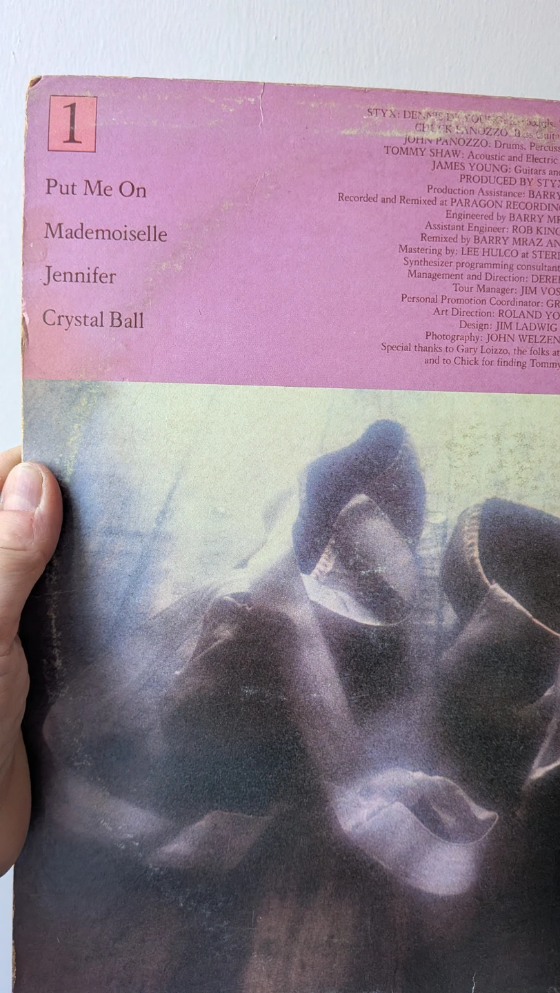 Styx Crystal Ball Vinyl Record 1980's - photo 5
