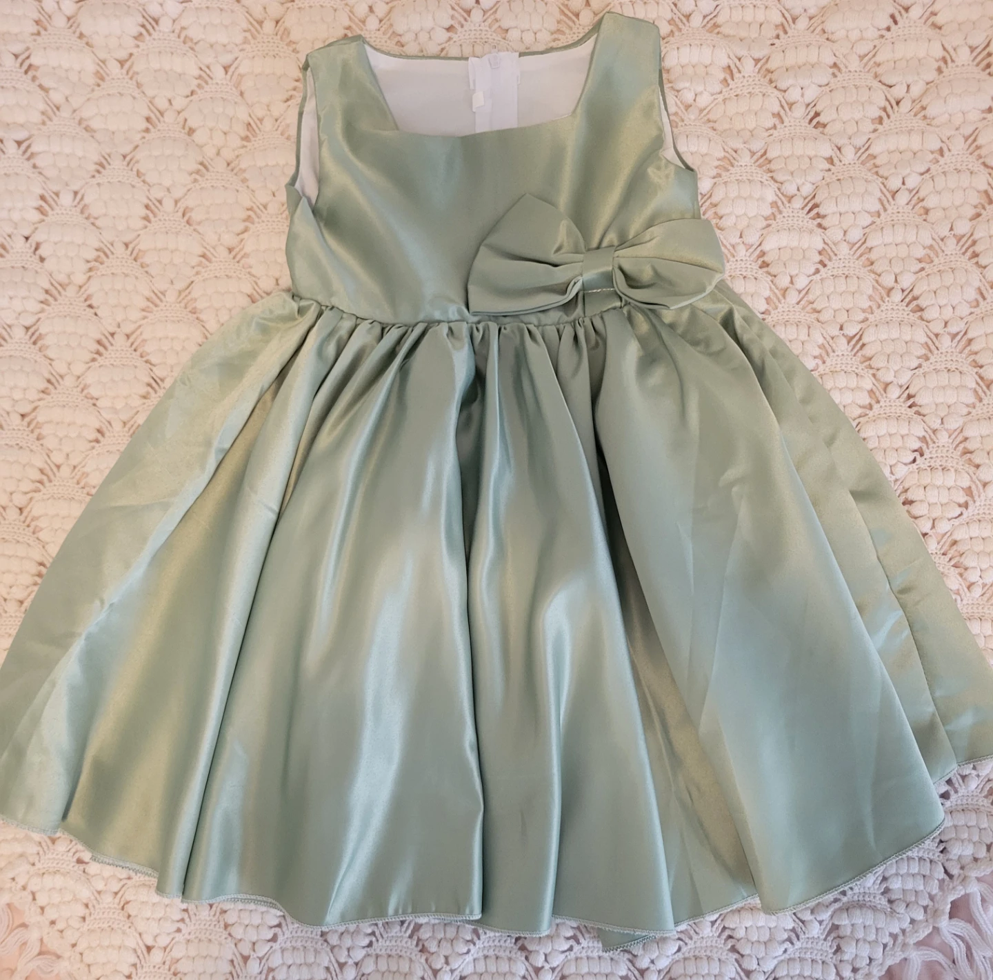 🌿 Robe verte élégante pour fille – Taille 3 ans 👗✨