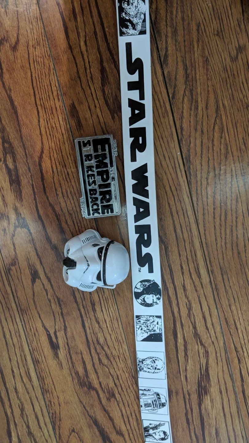 Star Wars The Empire Strikes Back Belt with Stormtrooper Buckle - photo 2
