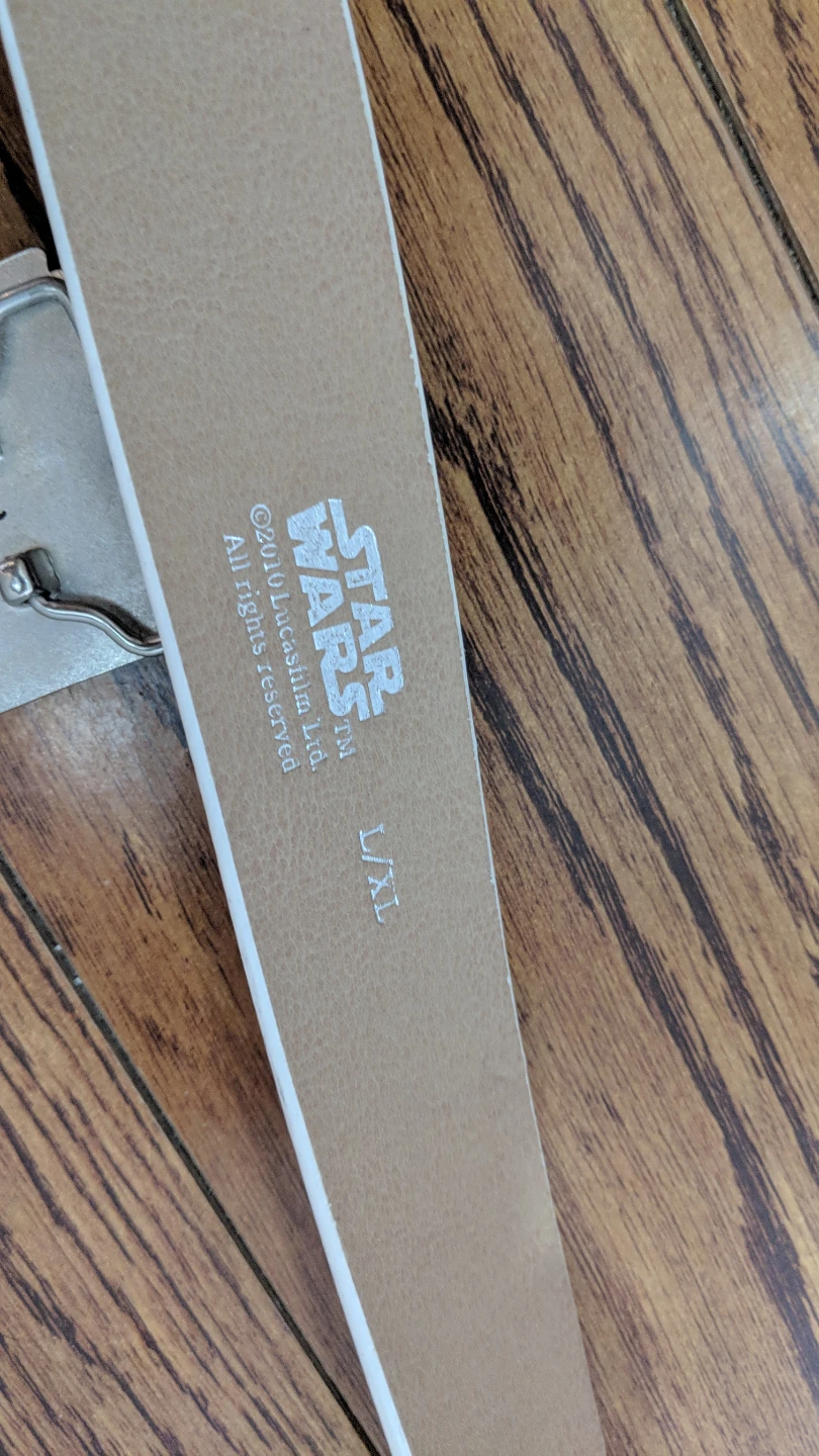 Star Wars The Empire Strikes Back Belt with Stormtrooper Buckle - photo 4