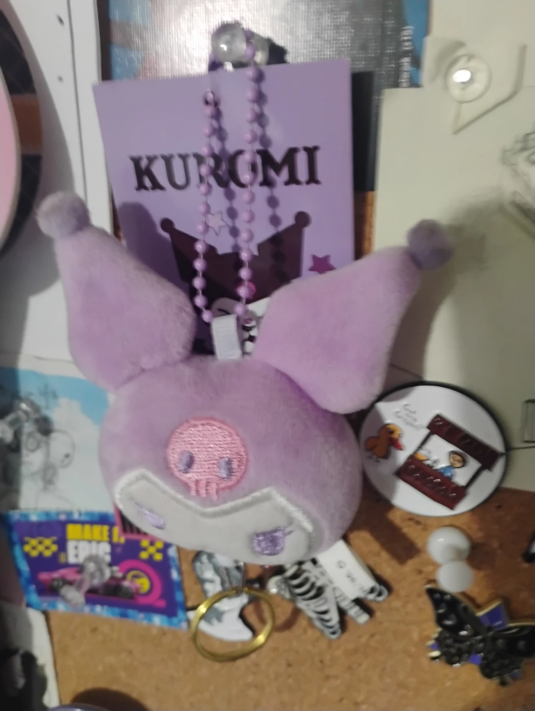 Kuromi keychain