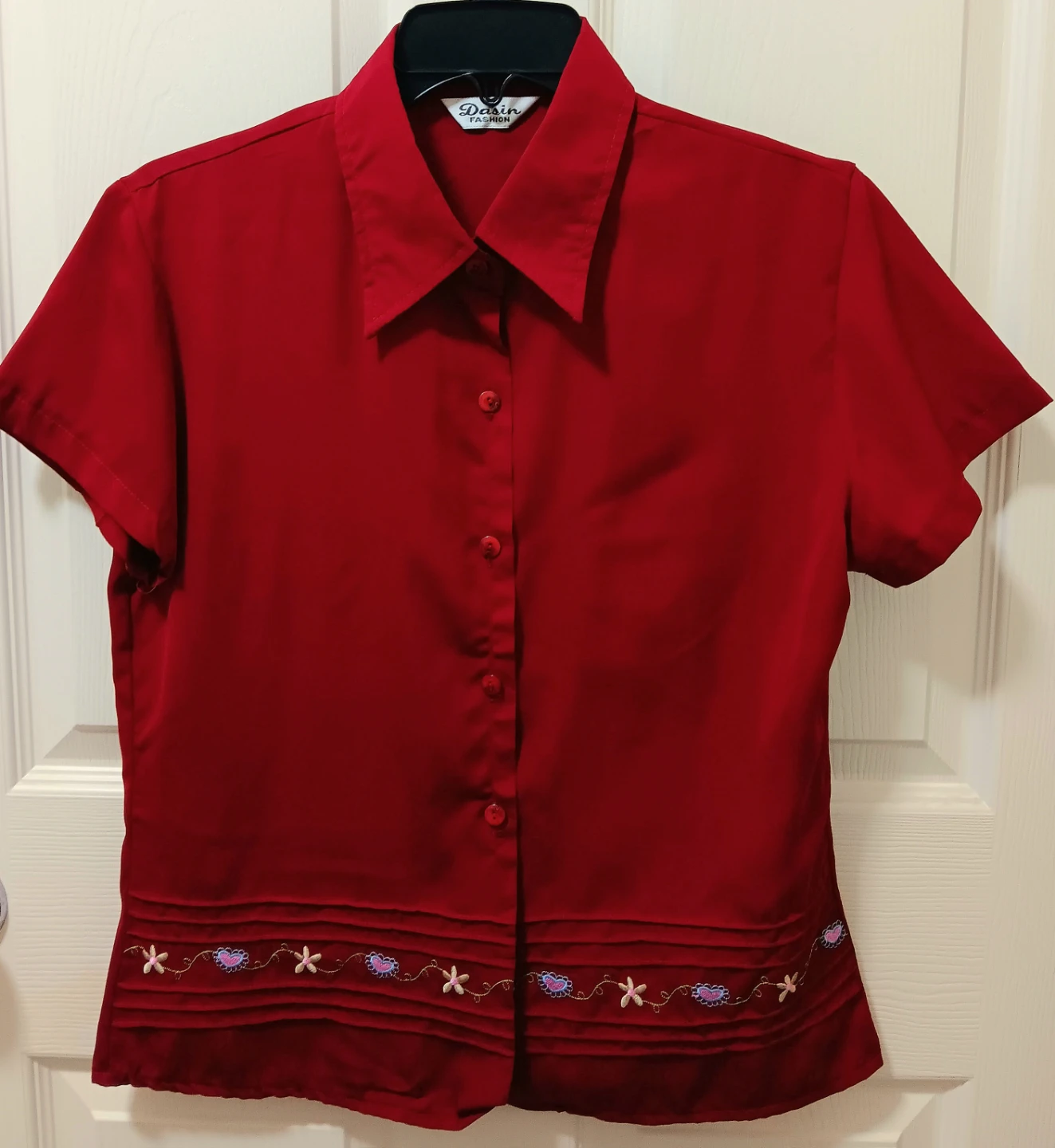 👚Dasin Fashion Red Blouse - Size Small👚