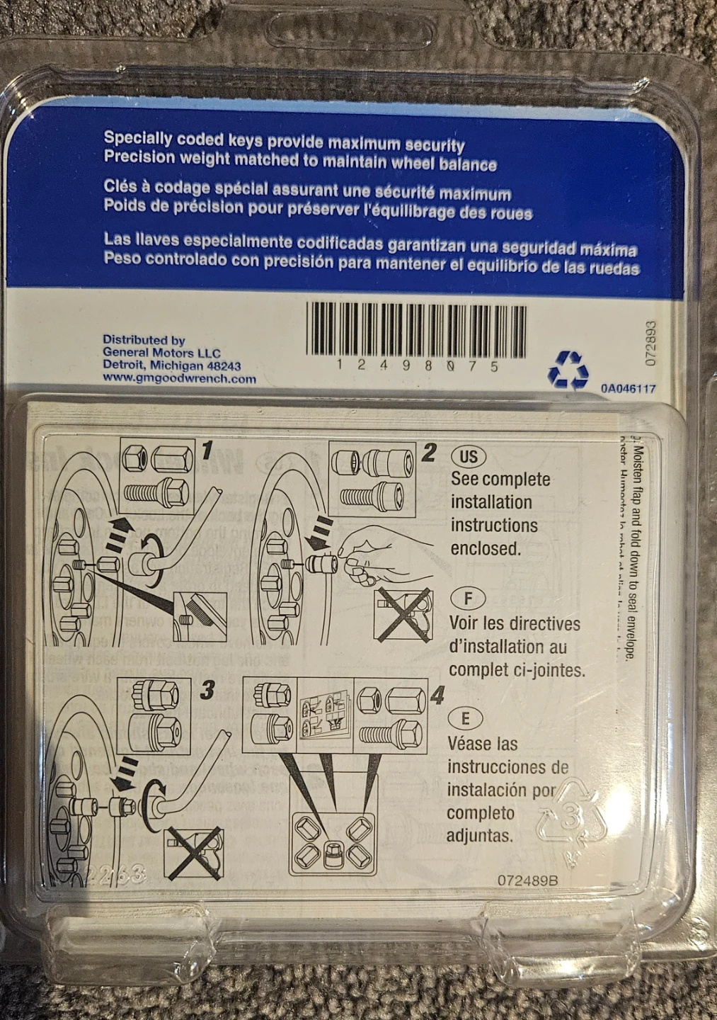 NEW! GM Accessories Wheel Locks - photo 2