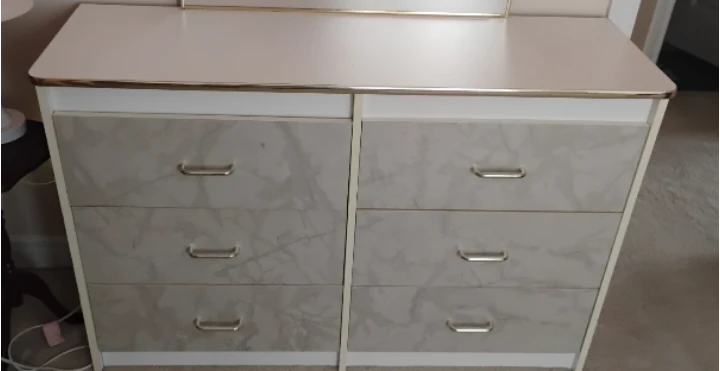 White and marble dresser - photo 2