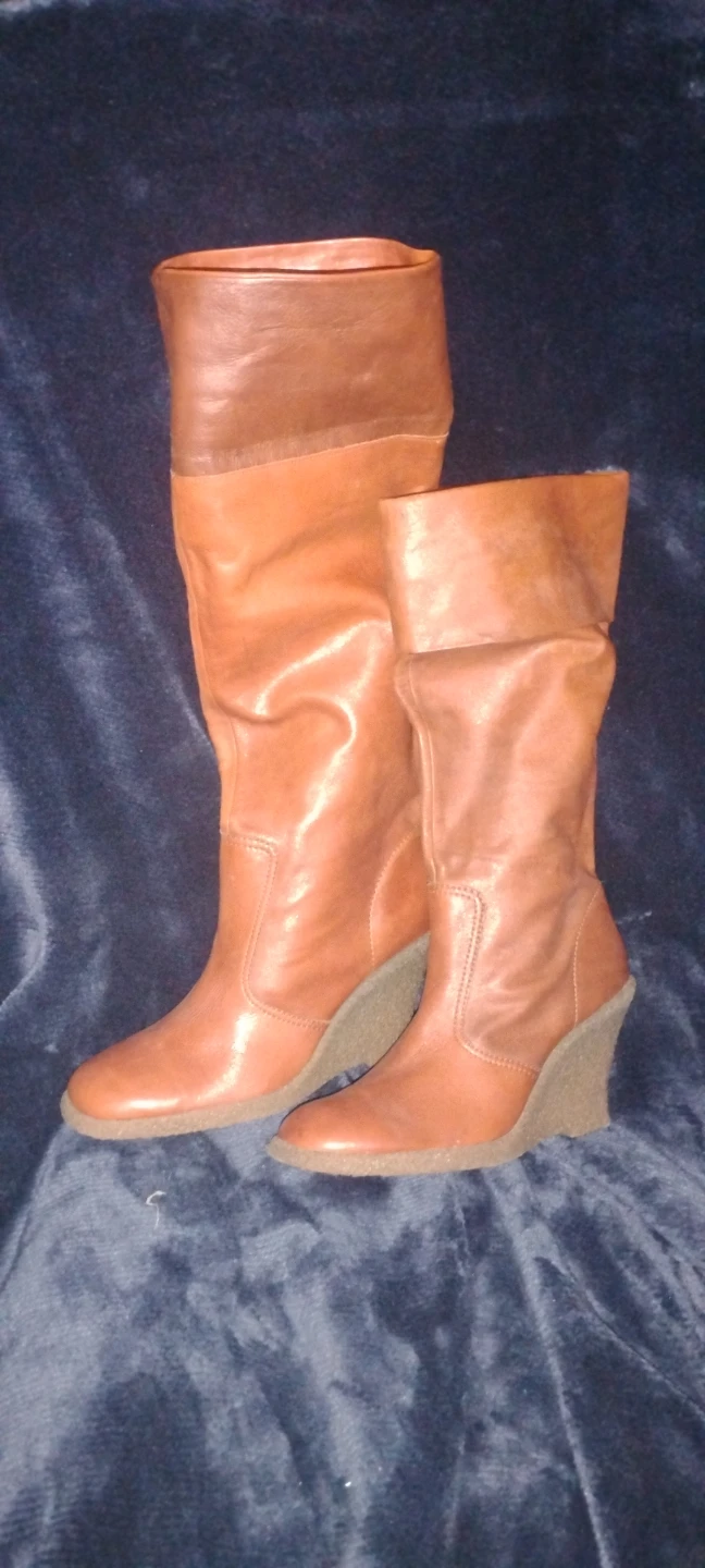 Faux Leather Boots