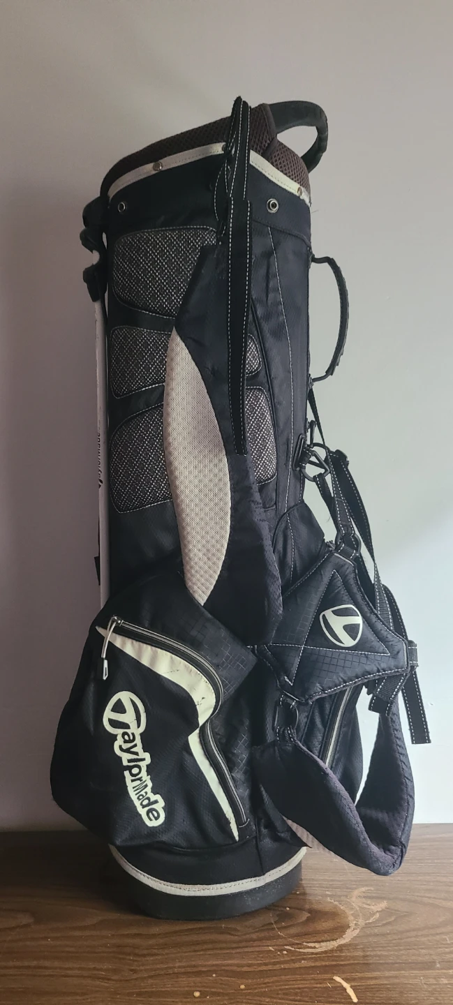 TaylorMade Micro Lite 3.0 Standing Golf Bag 3-way Black/White - photo 2
